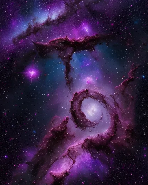 Nebula Cluster. I made a lot - Free AI Photo Generator - starryai