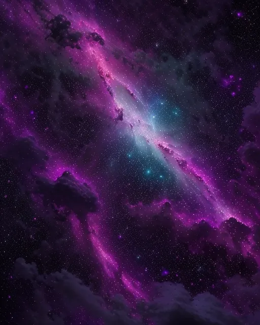 Nebula Cluster. I made a lot - Free AI Photo Generator - starryai