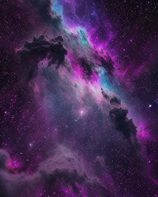 Nebula Cluster. I made a lot - Free AI Photo Generator - starryai