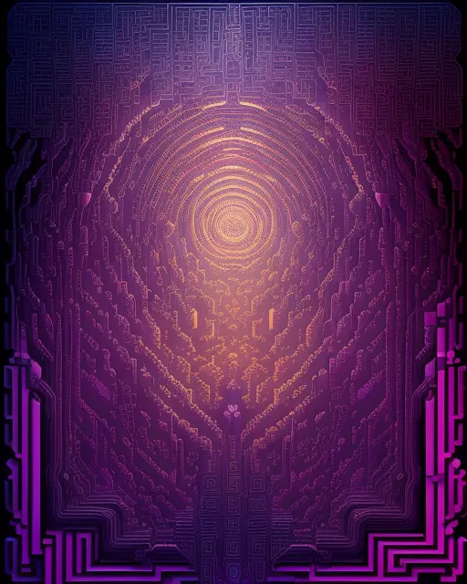 An elaborate maze