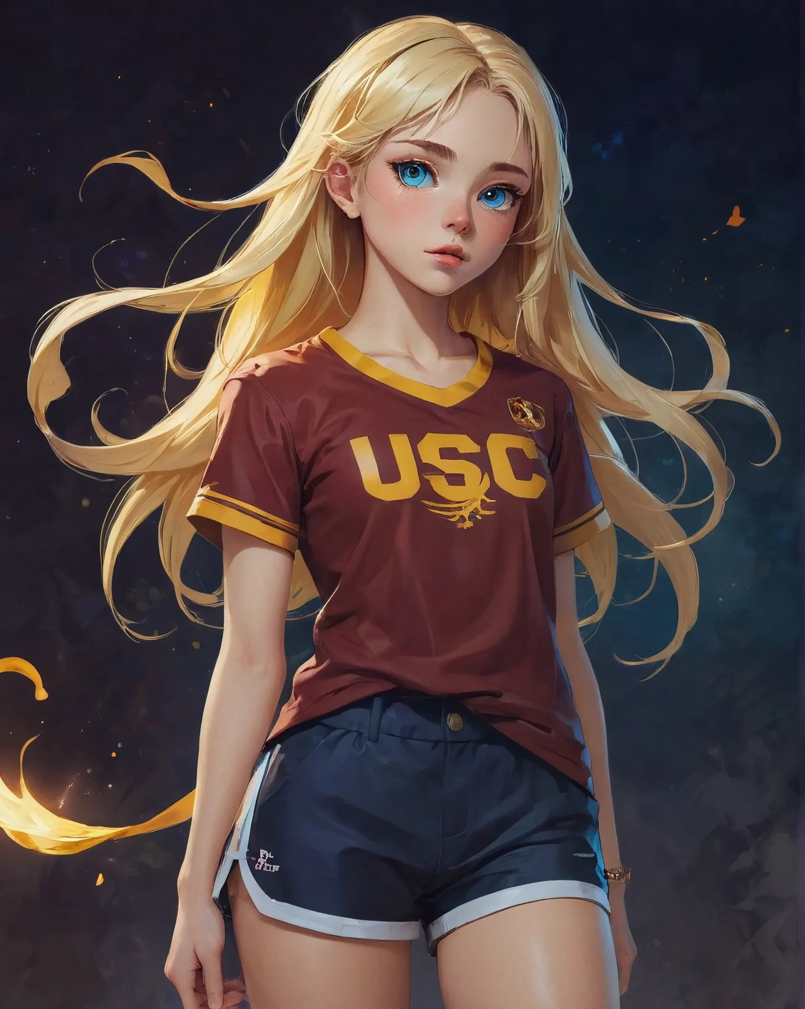 USC Trojan anime girl