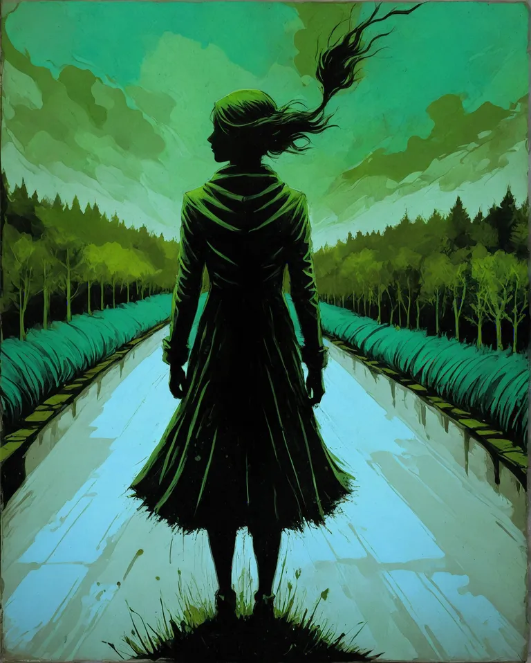 And this… surrounding me on this road less traveled.   Art by Dave Mckean