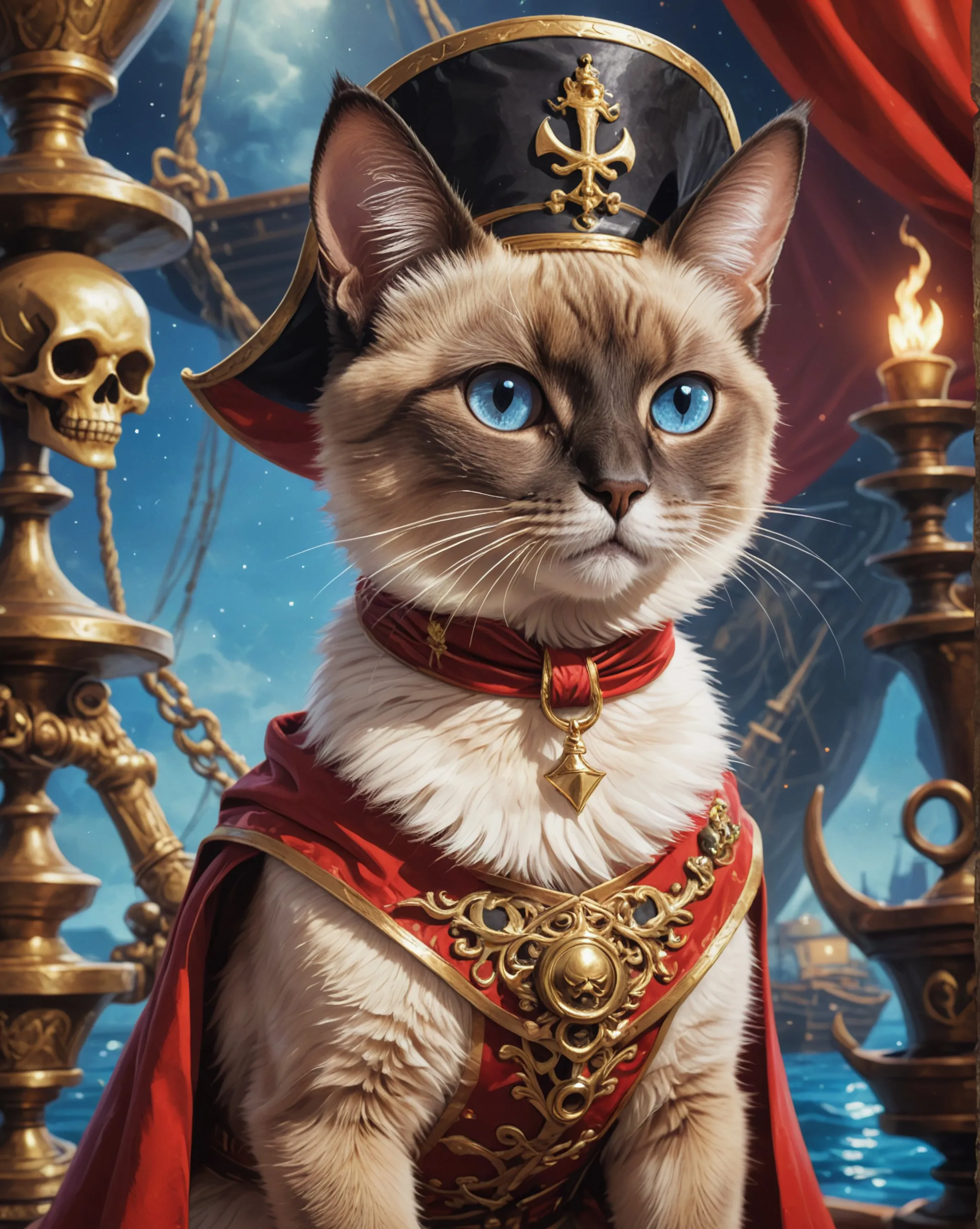 Distinguished Cat Vector A portrait a distinguished cat - Free AI Photo Generator - starryai