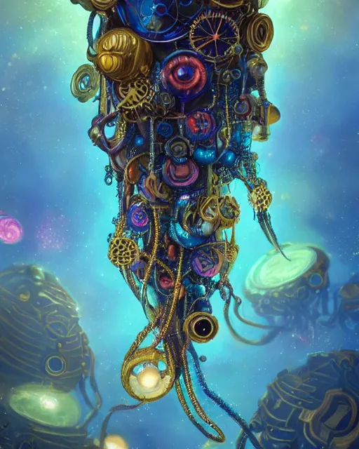 Jellyfish God - Free AI Photo Generator - starryai