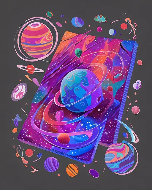 Space Painting - Free AI Photo Generator - starryai