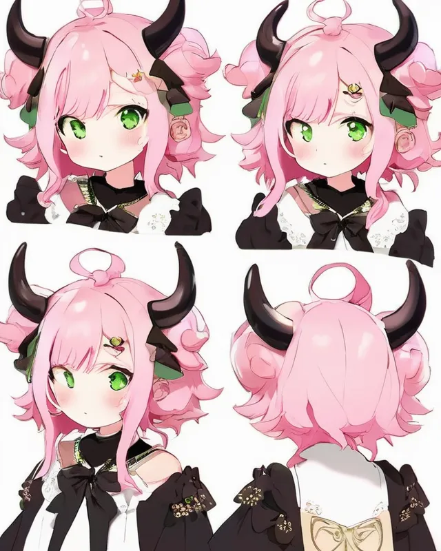 Anya forger a pink hair girl cute - Free AI Photo Generator - starryai