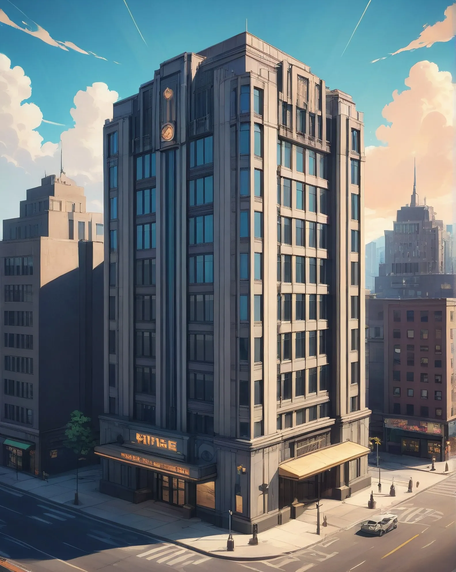 Downtown - Free AI Photo Generator - starryai