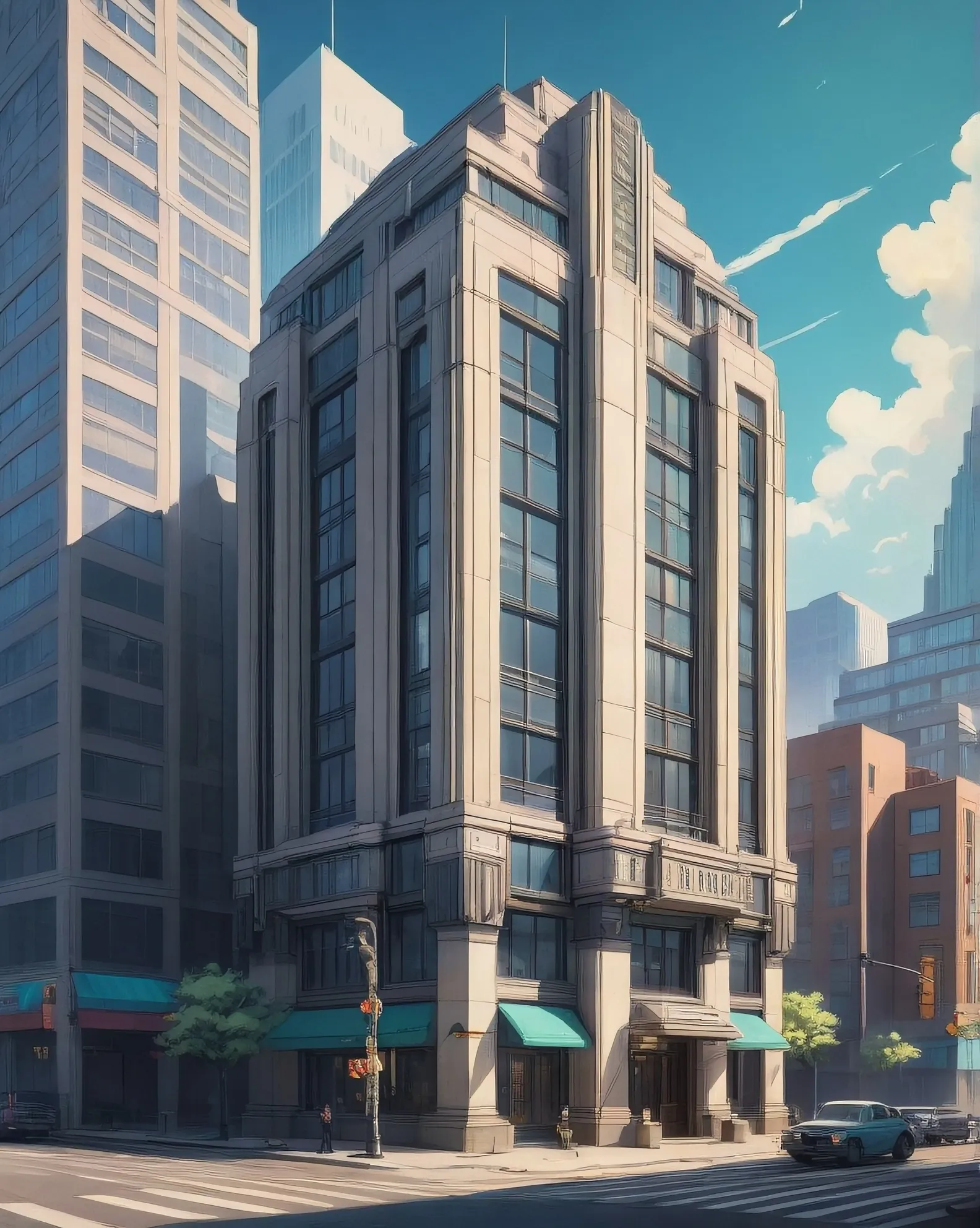 Downtown - Free AI Photo Generator - starryai