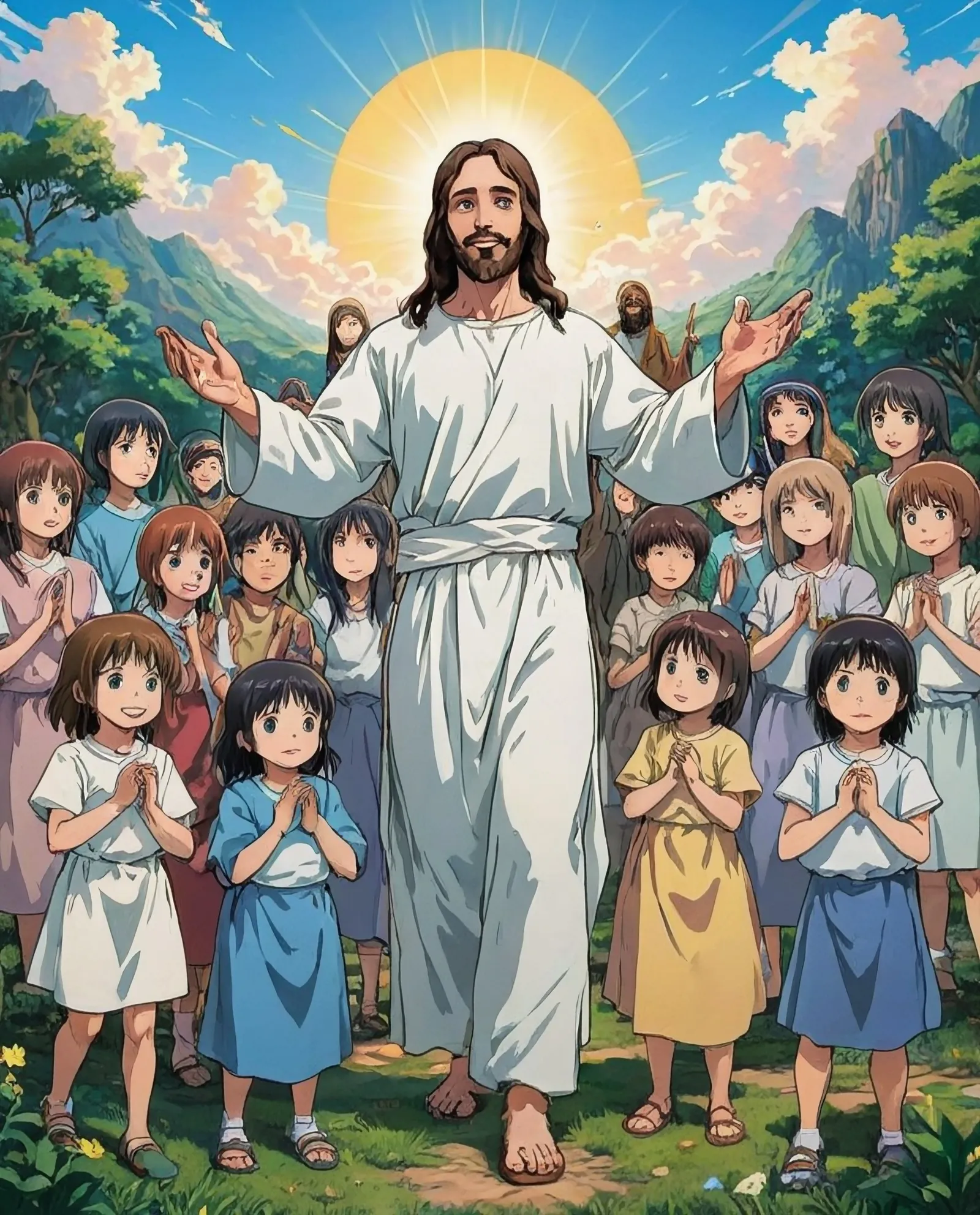 Jesus loves the little children all the children of the world 