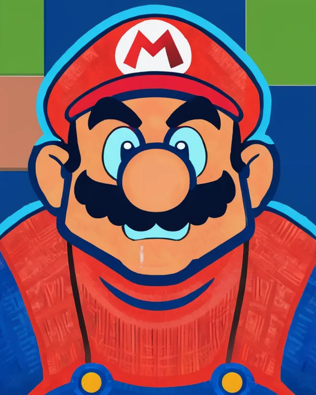 Ugly mario - Free AI Photo Generator - starryai