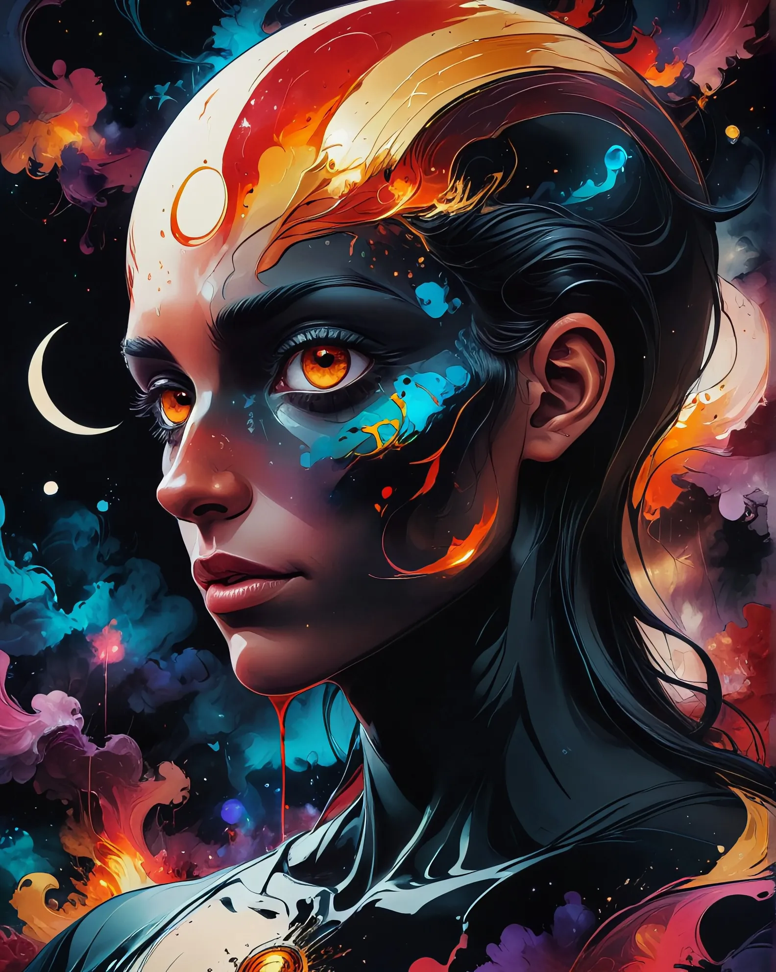 Cosmic Hero - Free AI Photo Generator - starryai