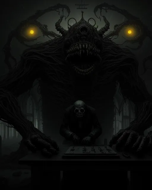 Sinister Visual A digital illustration Simon a - Free AI Photo Generator - starryai
