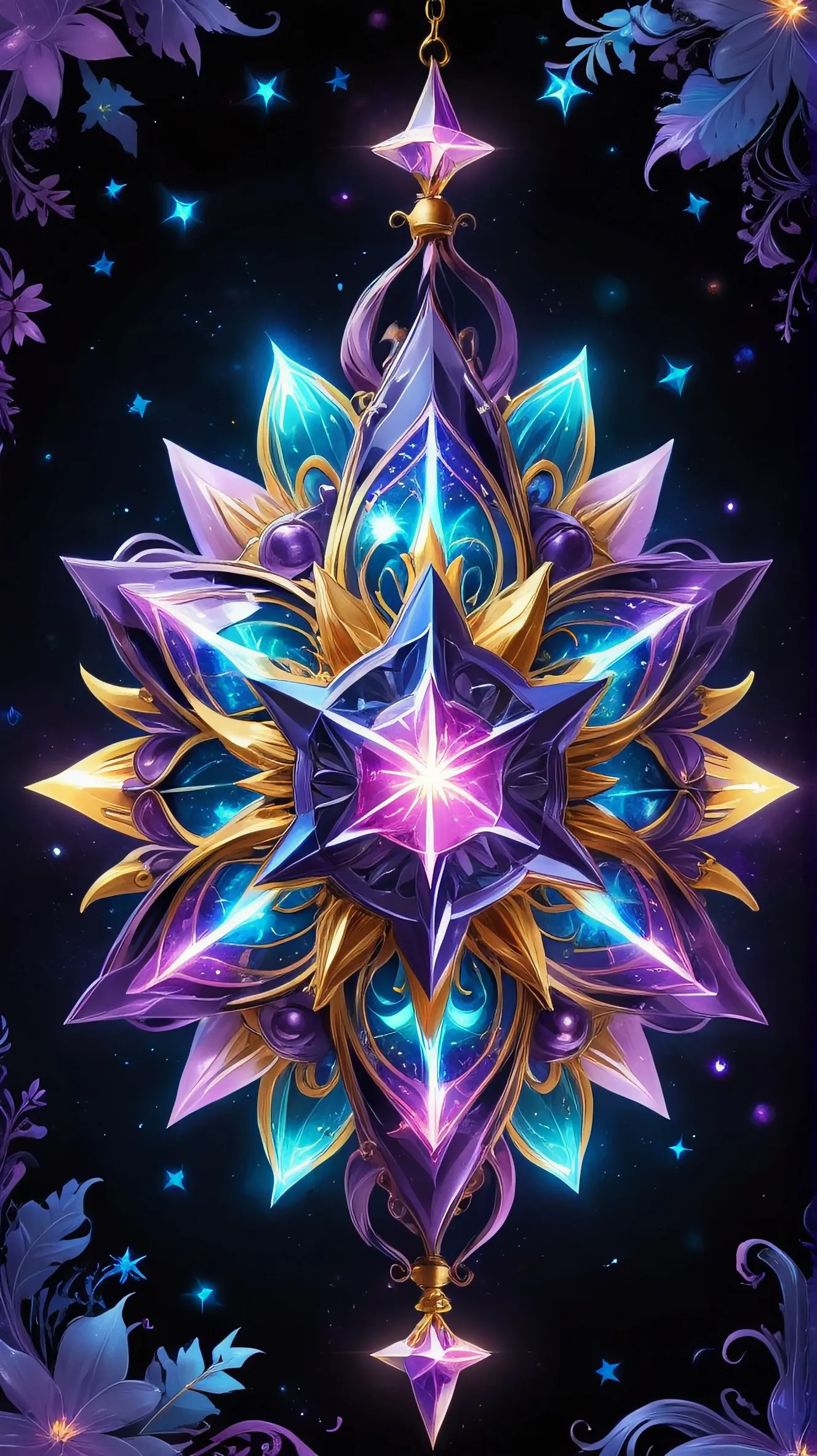 enchanting vibrant image a purple - Free AI Photo Generator - starryai