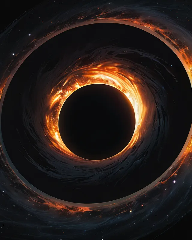 Ultra massive black hole, digital - Free AI Photo Generator - starryai