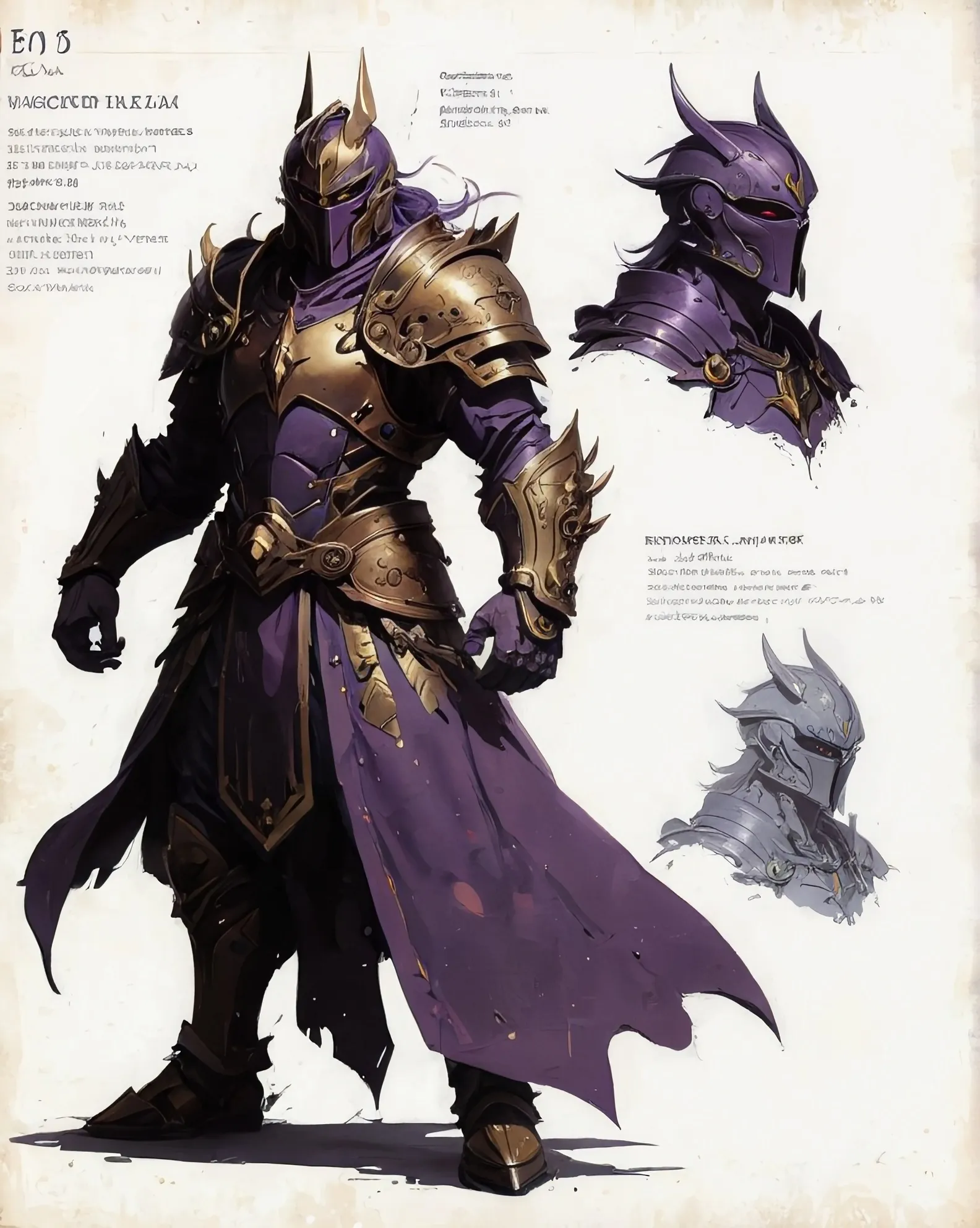 Character concept a warrior gold - Free AI Photo Generator - starryai