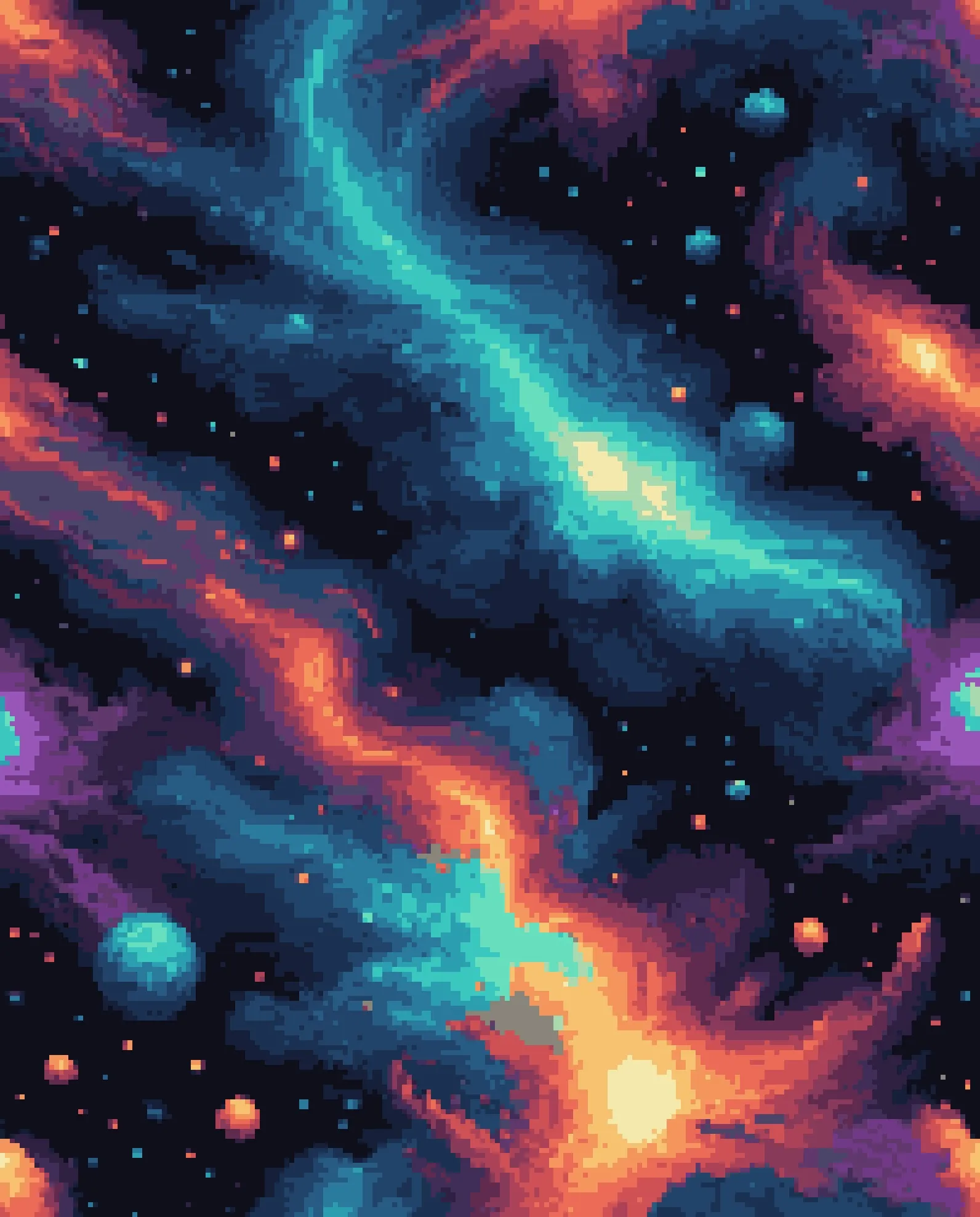 Space, galaxy, nebula