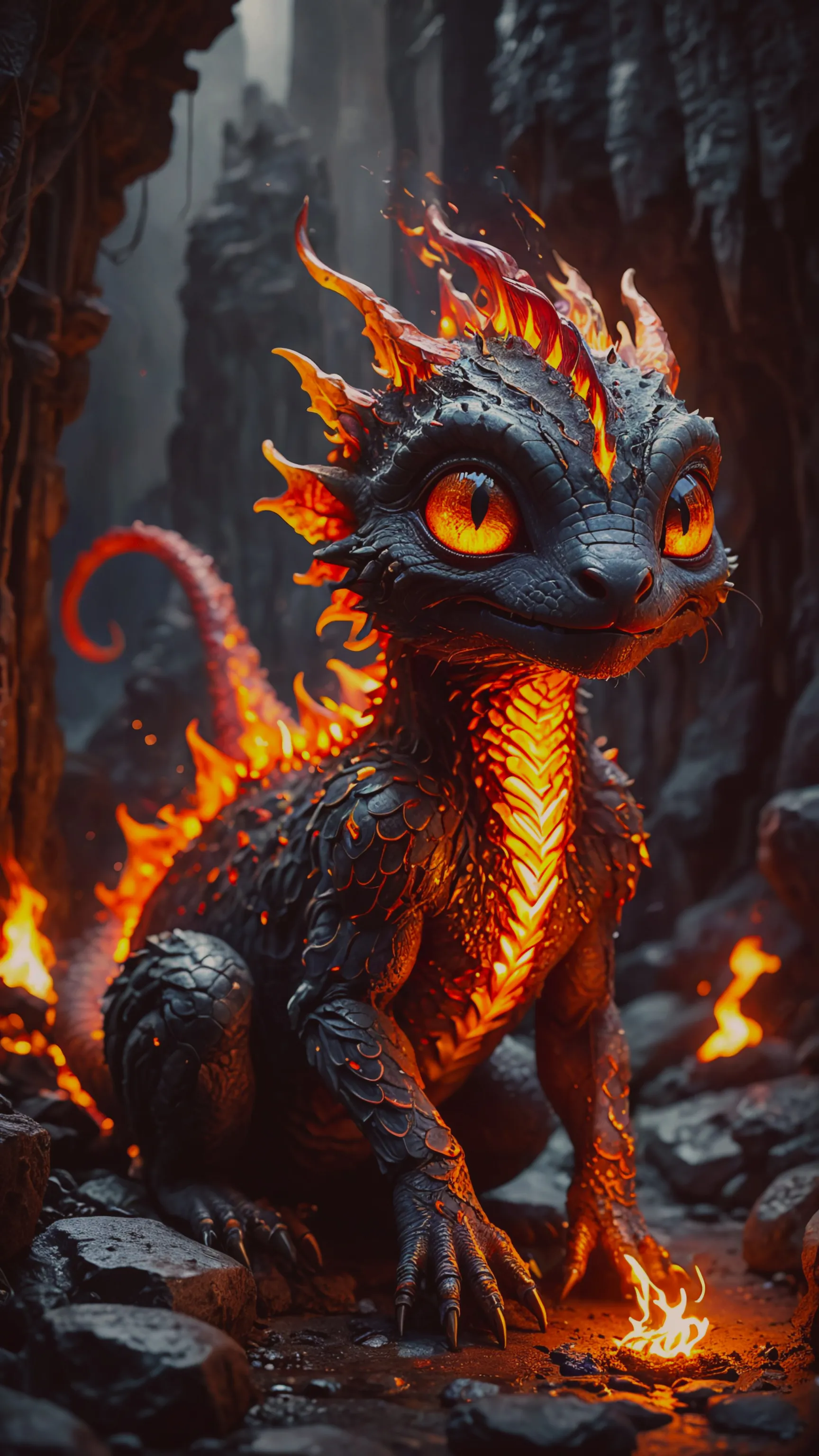 A whimsical animal creature like - Free AI Photo Generator - starryai