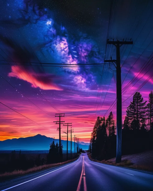 capped mountains under a sky A on - Free AI Photo Generator - starryai