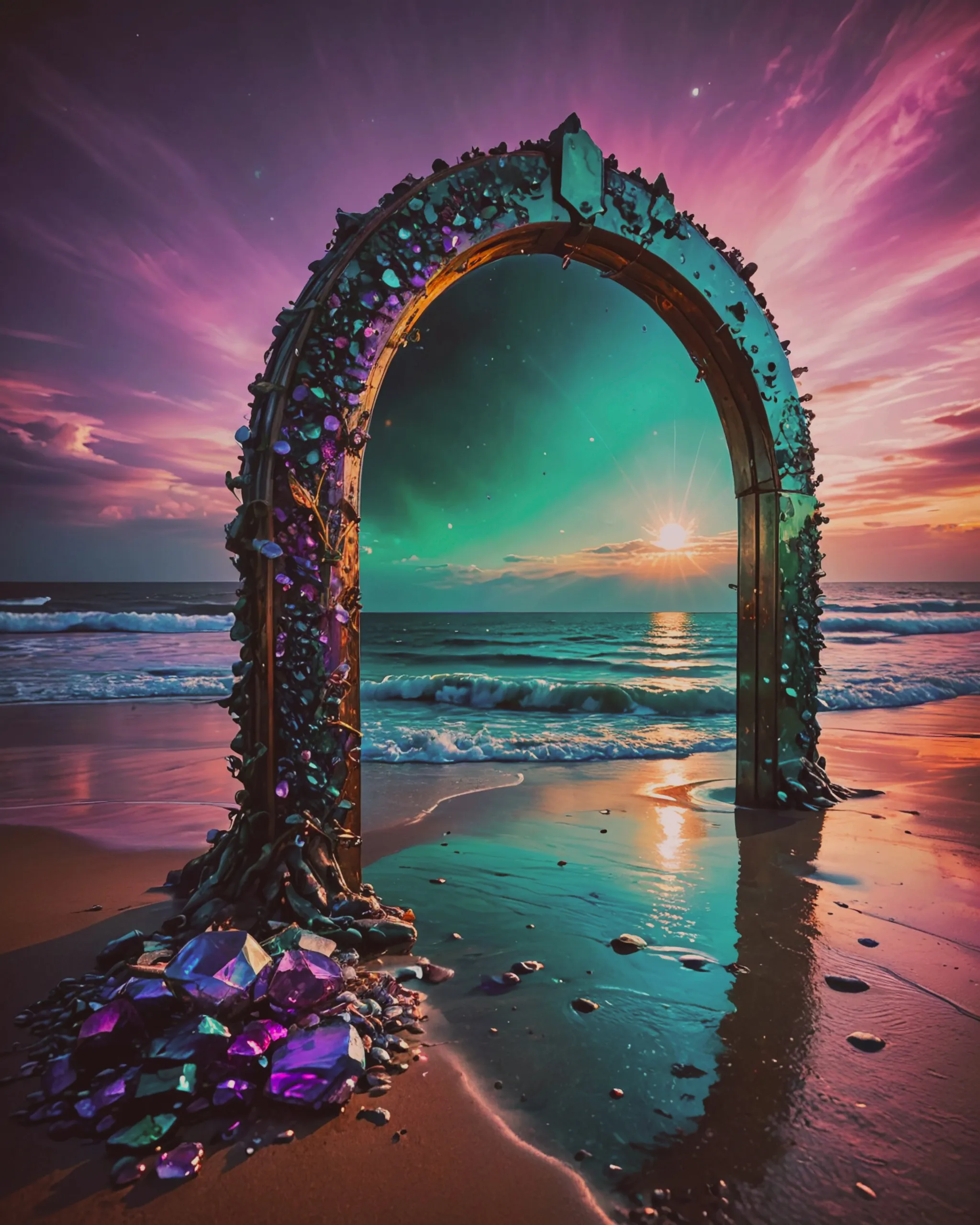 Crystal Arch - Free AI Photo Generator - starryai