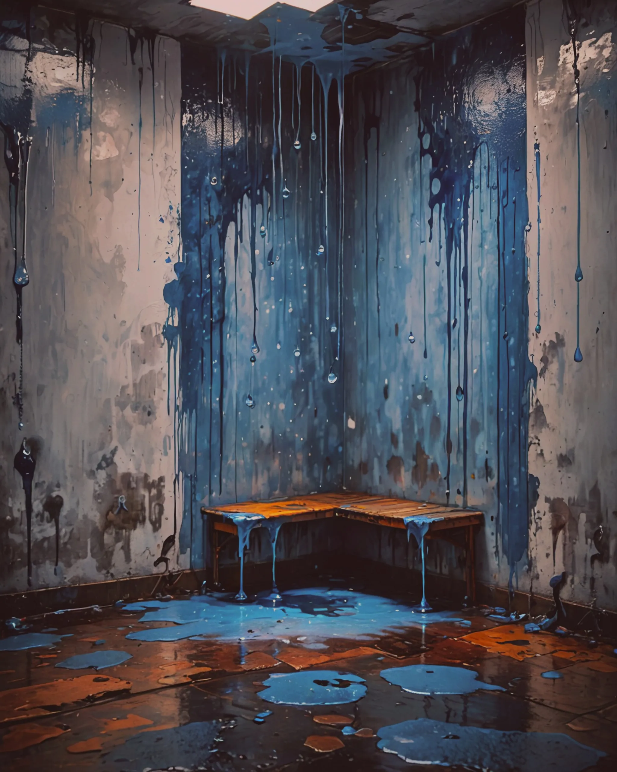 Abstract painting depicting feeling - AI Photo Generator - starryai