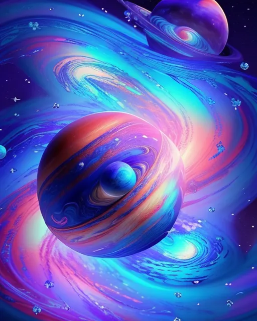 Cosmic Dance - Free AI Photo Generator - starryai