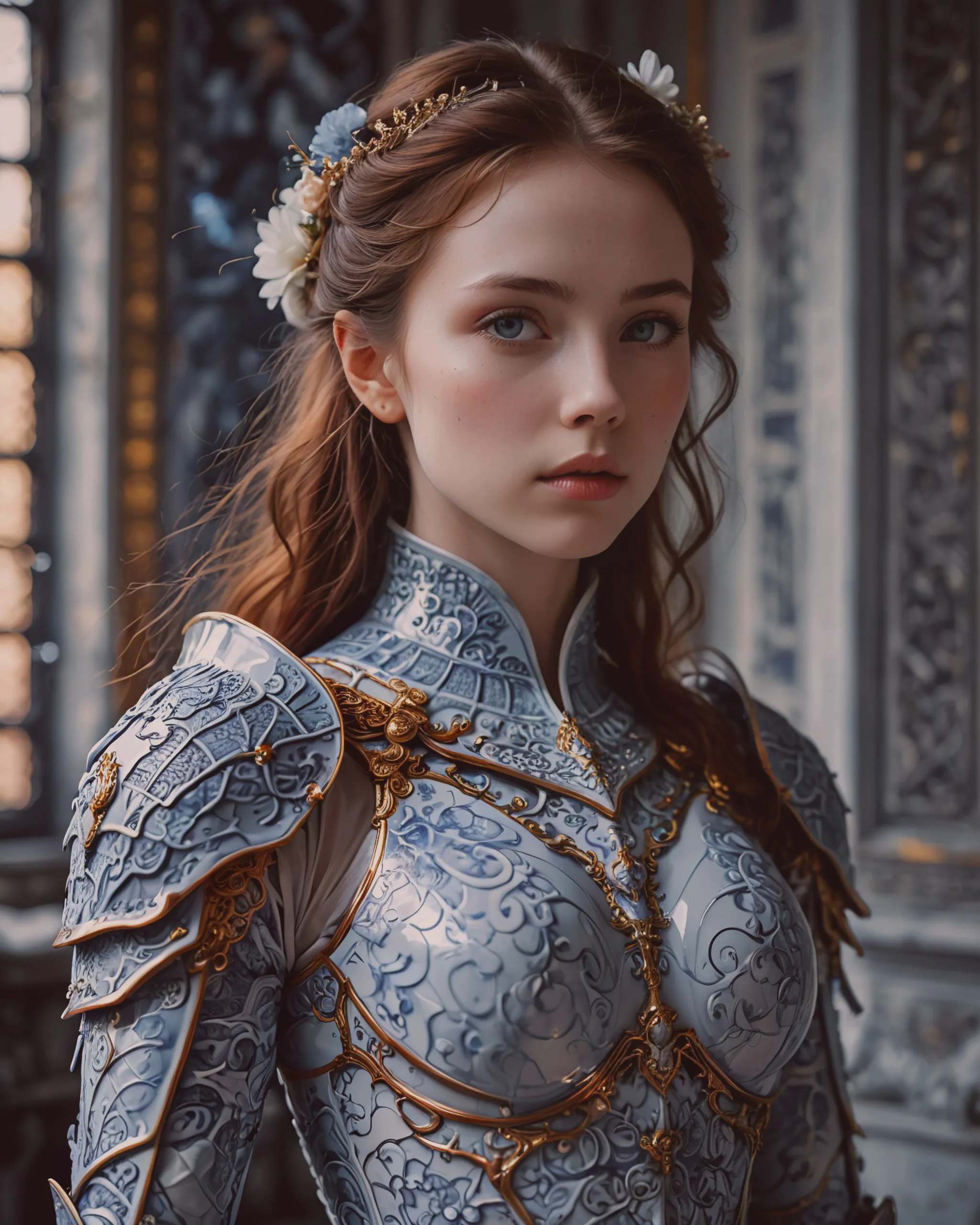 A stunning woman adorned crafted - Free AI Photo Generator - starryai