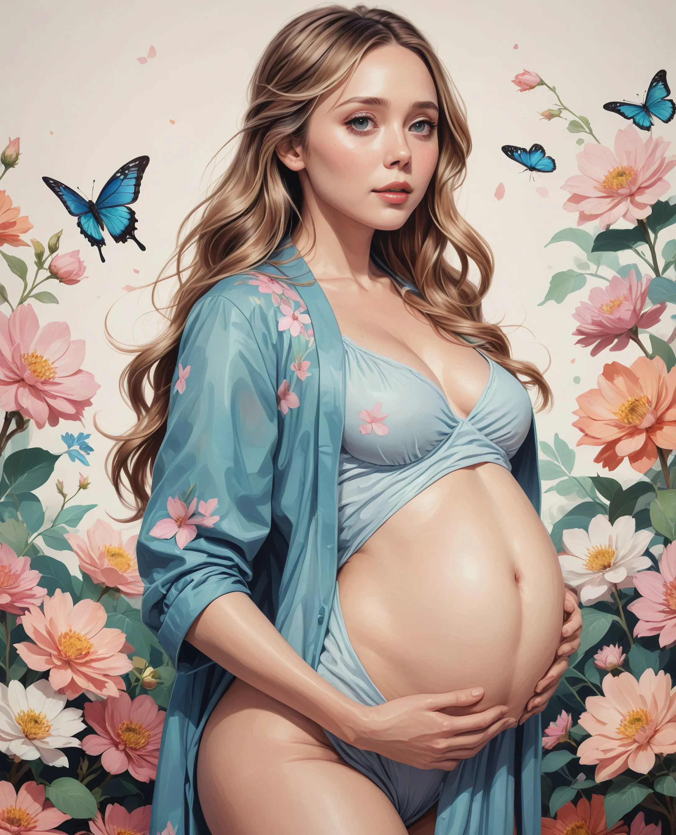 Fat Elizabeth Olsen pregnant 