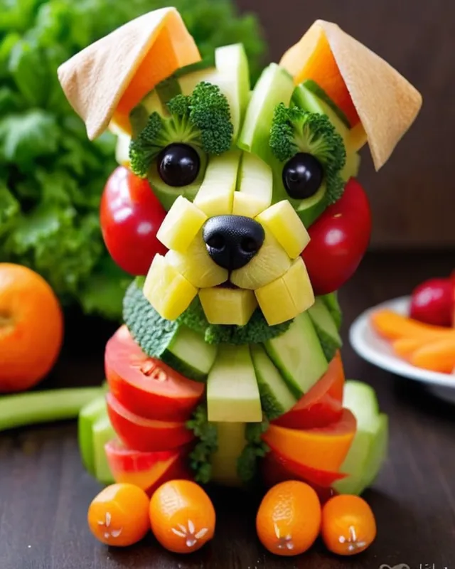 Fruits and vegetables creatures