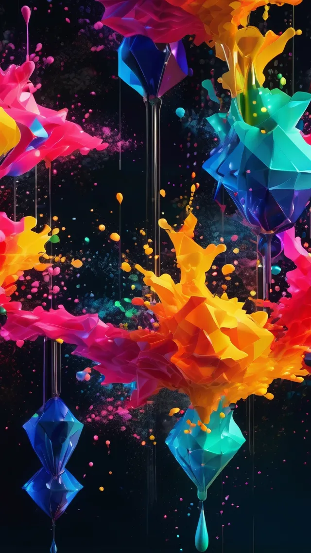 Elixir Low Poly Low poly hard shaped Beautiful - Free AI Photo Generator - starryai