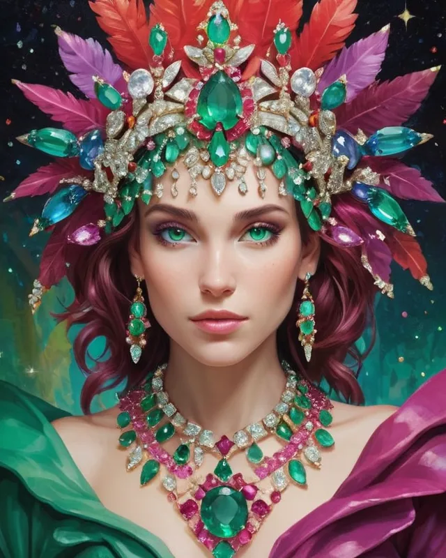 Create a vibrant artwork “Hey Set - Free AI Photo Generator - starryai