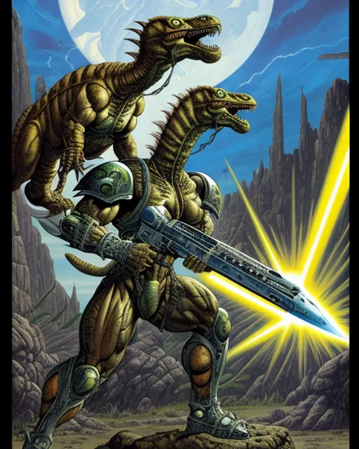 Ray Raptor Raygun Raptors on Harke - Free AI Photo Generator - starryai