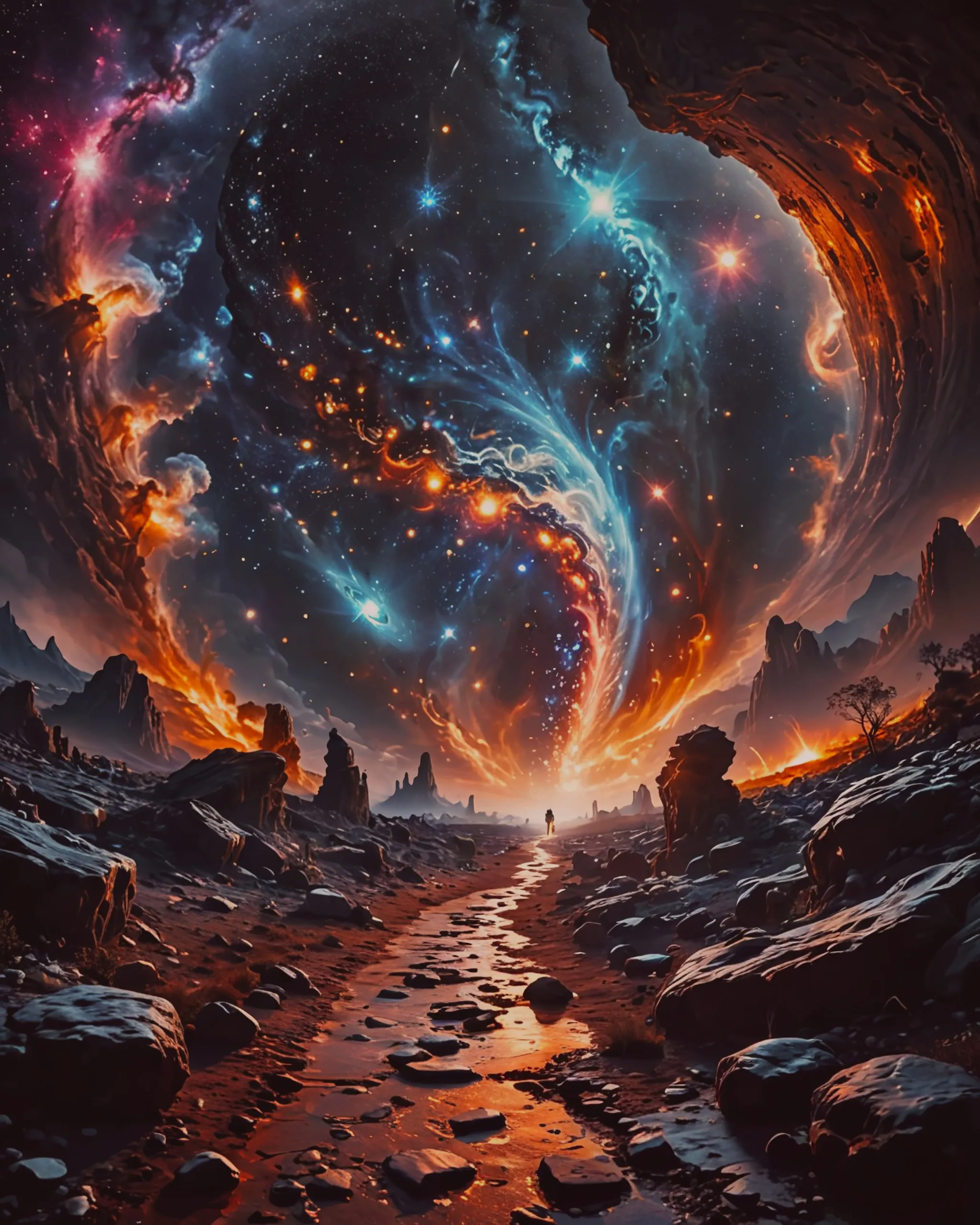 A Galactic Galaxy , mysterious , - Free AI Photo Generator - starryai