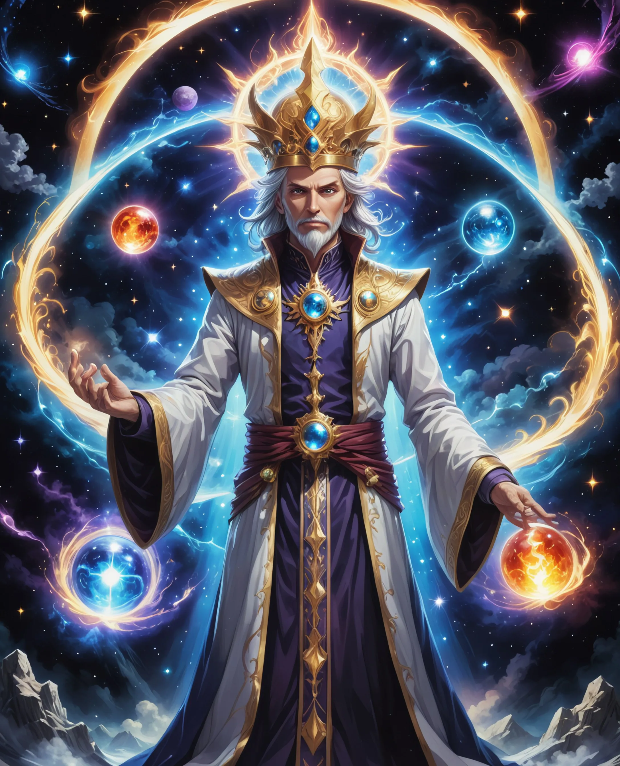Powerful wizard - Free AI Photo Generator - starryai