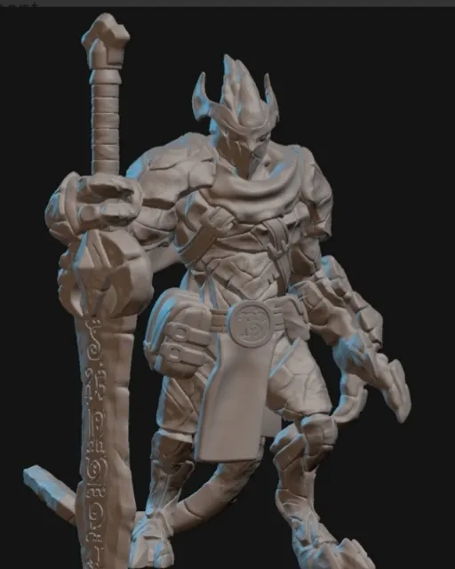 Warrior large sword guards - Free AI Photo Generator - starryai