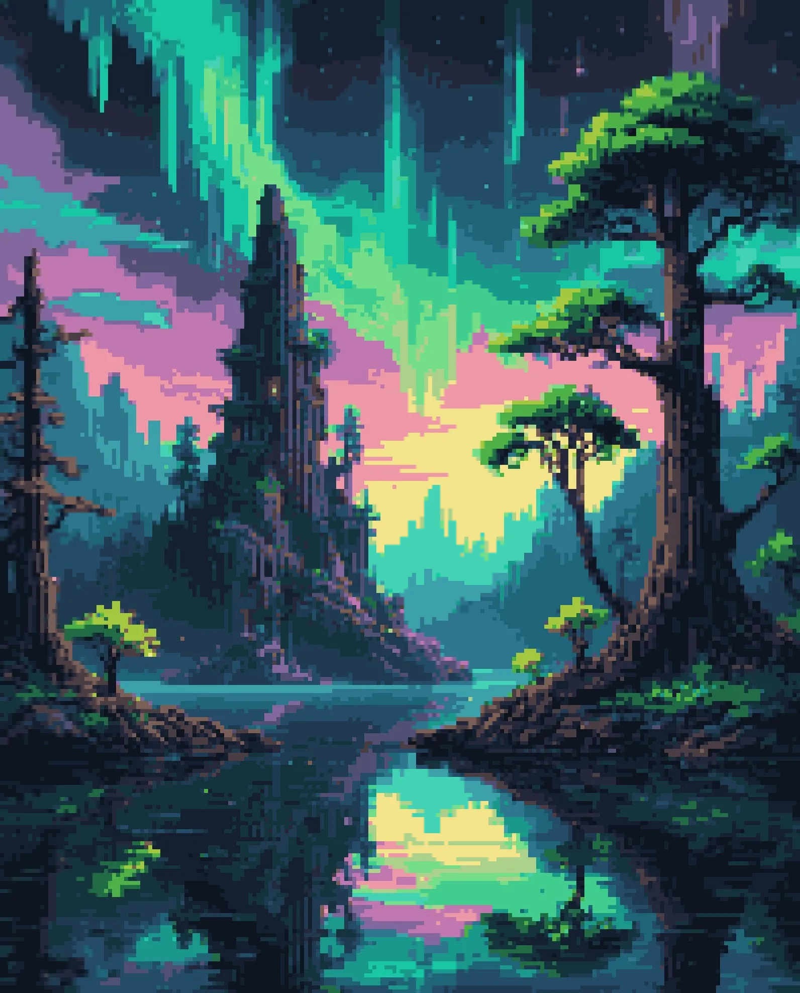 Create a surreal landscape where - Free AI Photo Generator - starryai