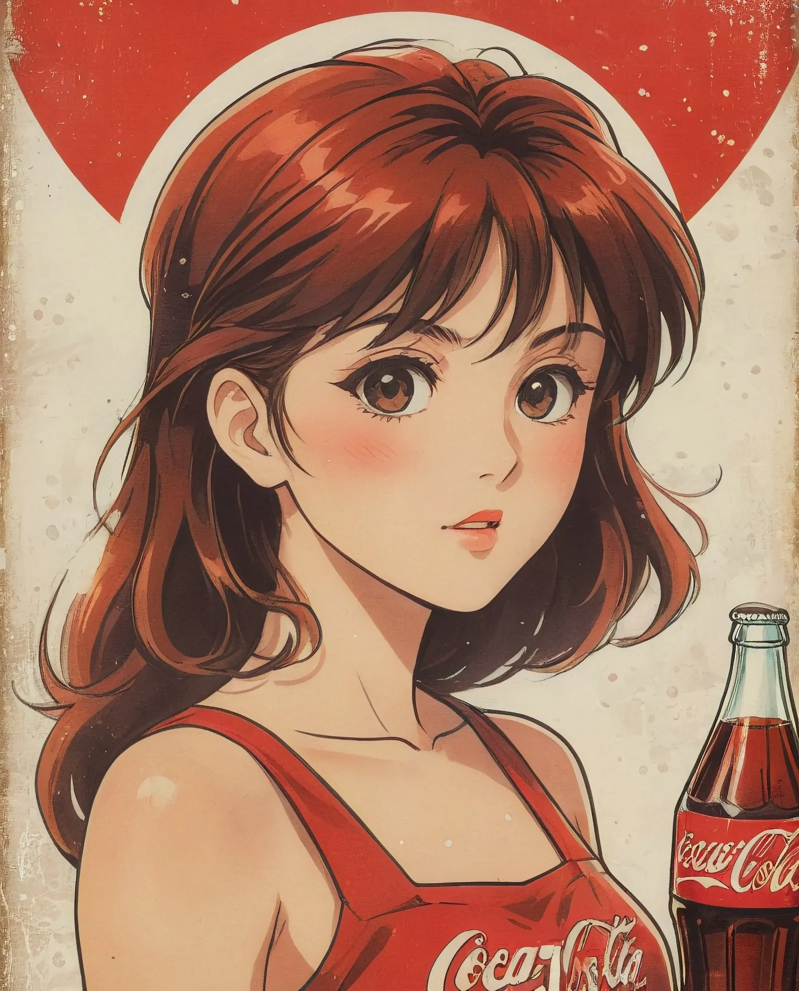 Vintage design of Coca Cola 