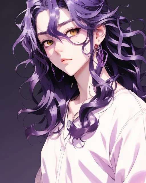 beautiful girl long wavy royal - Free AI Photo Generator - starryai