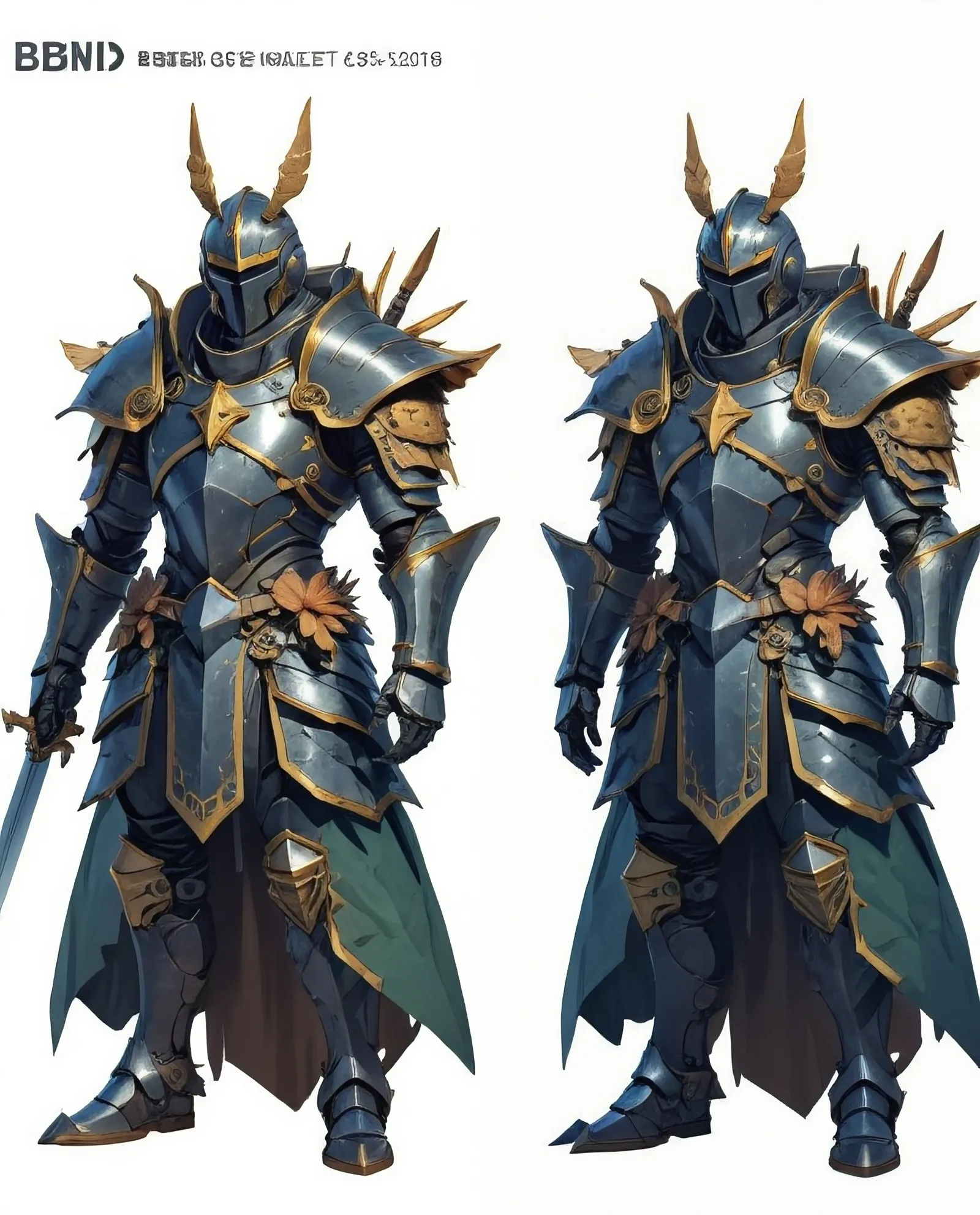 A knight wearing armor made from - Free AI Photo Generator - starryai