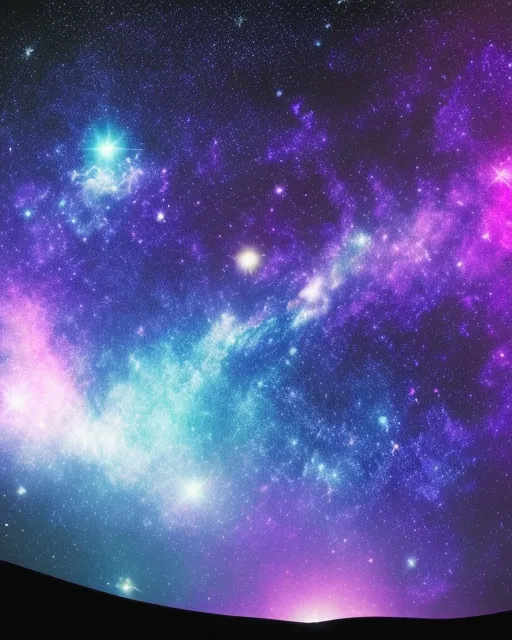 galaxy at peace - Free AI Photo Generator - starryai