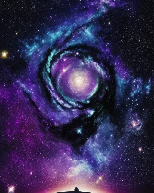 galaxy at peace - Free AI Photo Generator - starryai