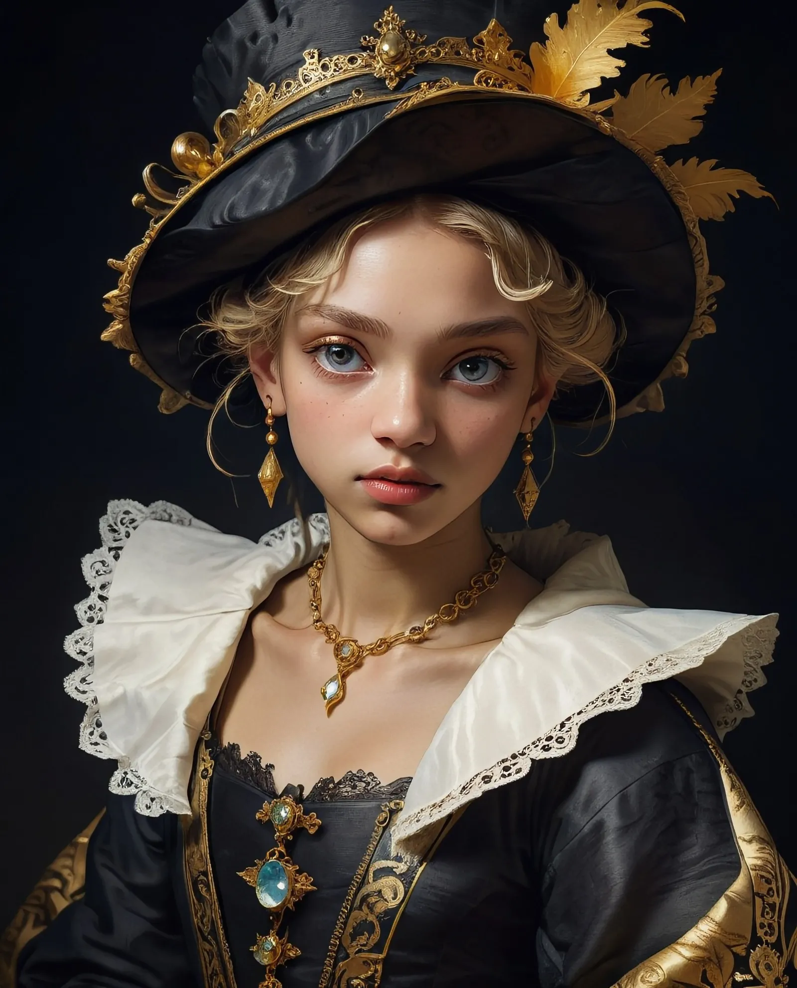 most detailed intricate portrait - Free AI Photo Generator - starryai