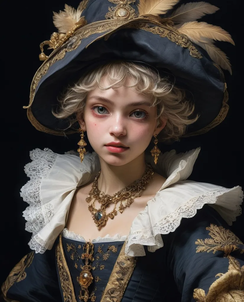 most detailed intricate portrait - Free AI Photo Generator - starryai