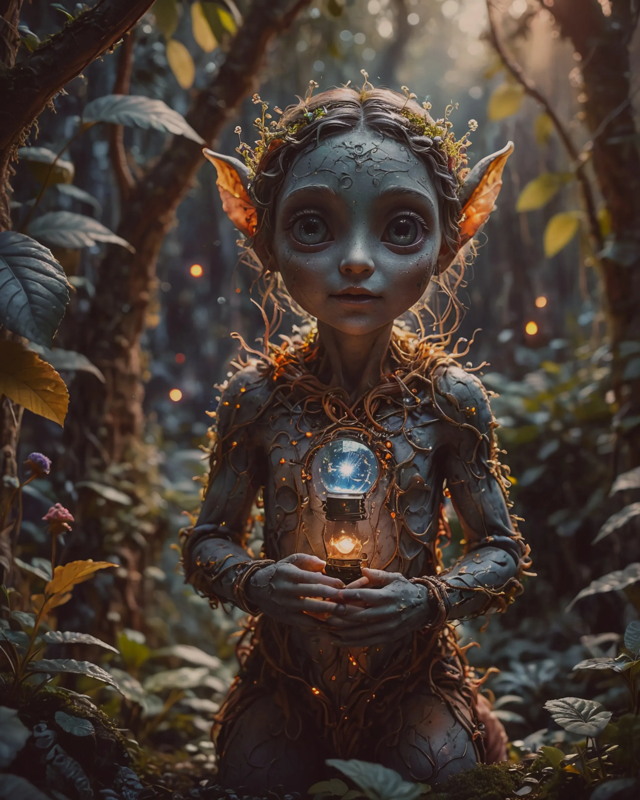 tiny mystical creature - Free AI Photo Generator - starryai