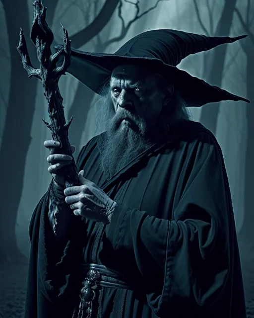 A very angry wizard - Free AI Photo Generator - starryai