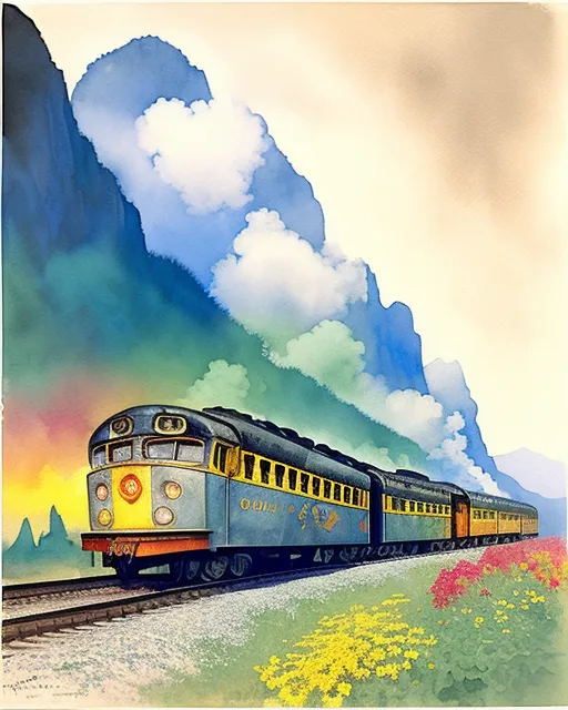 Ride on the peace train. ☮️👍🚂🎵🌅🇻🇦🌈