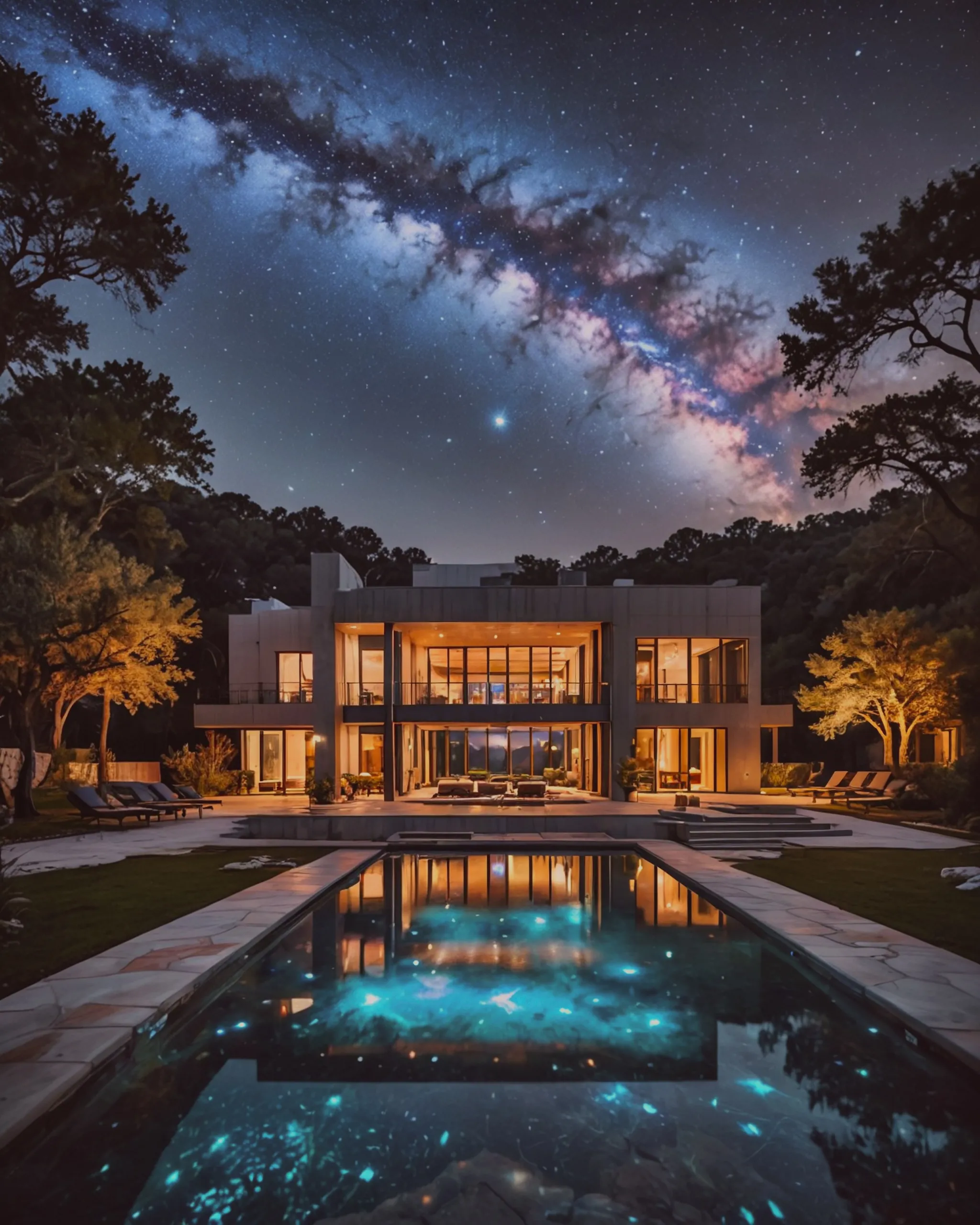 Starry Texan night - Free AI Photo Generator - starryai