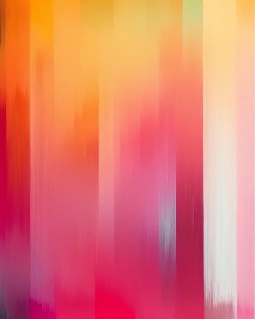 abstract digital painting, with a gradient from James Nares and Gerhard Richter in the style of abstract grunge . Brush strokes blend into each other against a white background, with a large vertical rectangle in the center framed, blurred edges around it and blurred abstract shapes in the style of Gerhard Richter 