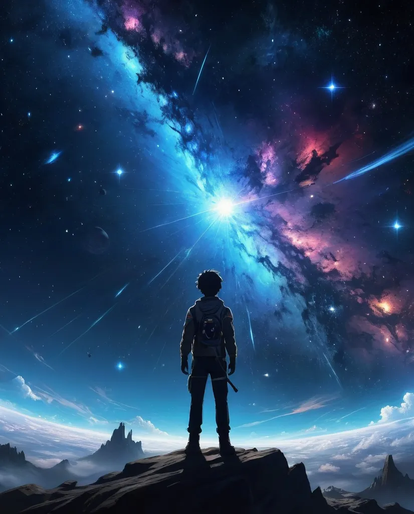 A space symphony stars, HD 15k - Free AI Photo Generator - starryai