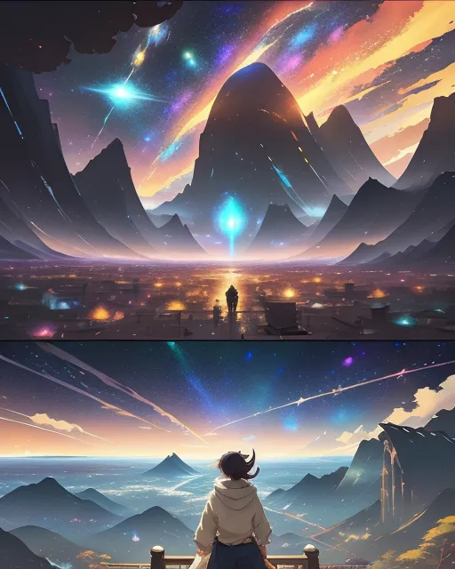 eternal galaxy - Free AI Photo Generator - starryai