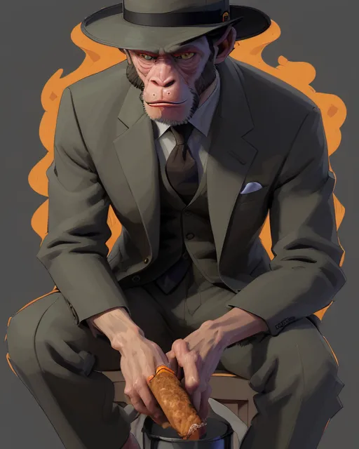 Smoking Ape